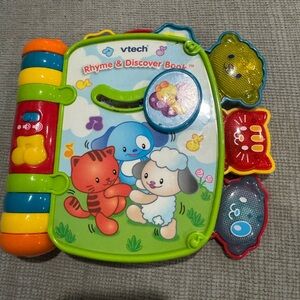 VTech Rhyme & Discover Book - Colorful Interactive Toy